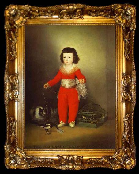 framed  Francisco Jose de Goya Don Manuel Osorio Manrique de Zunica, ta009-2